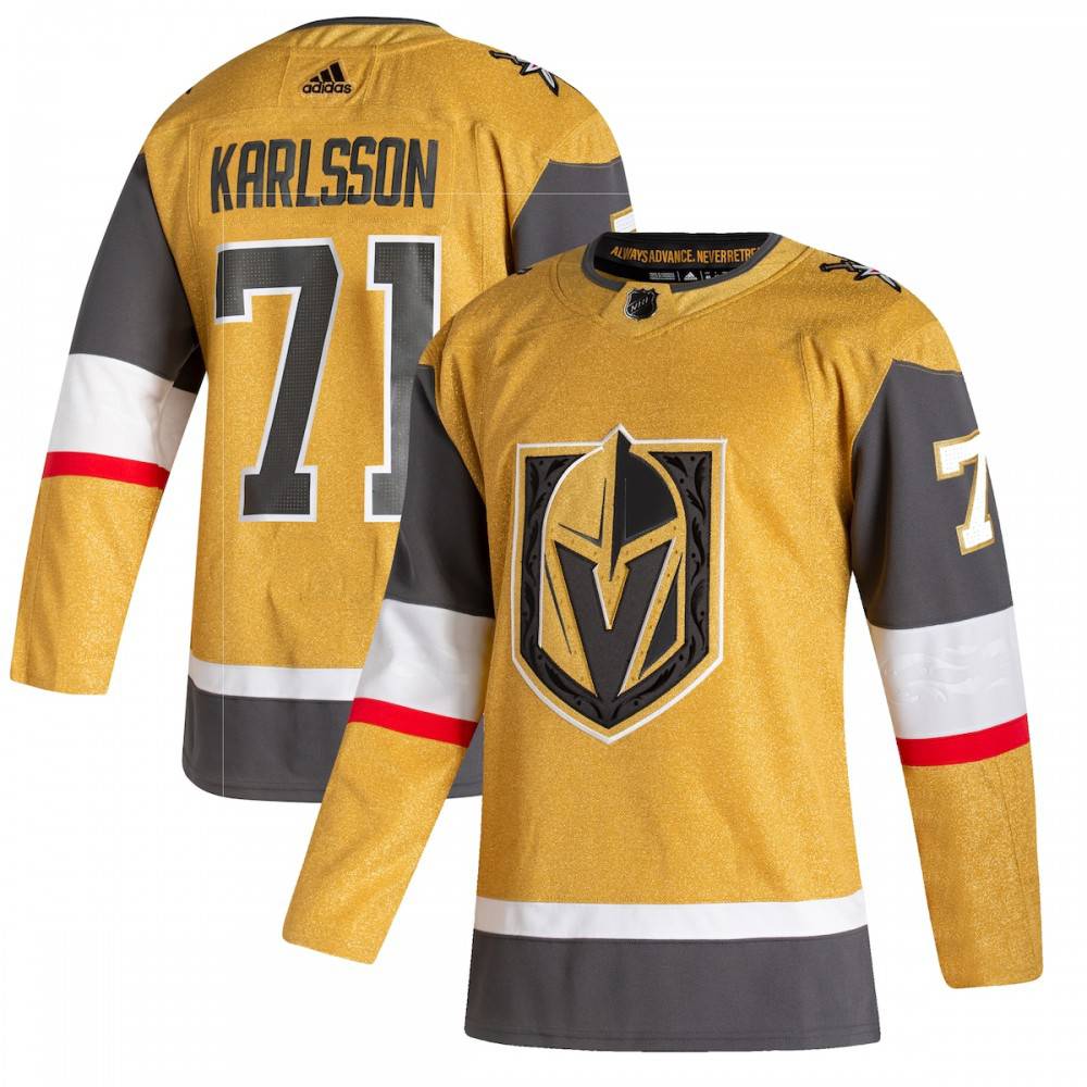 William Karlsson Vegas Golden Knights adidas 2020/21 Alternate Authentic Player Jersey - Gold-Pro Kit Vault | Brand New 26/27 Sports Jerseys
